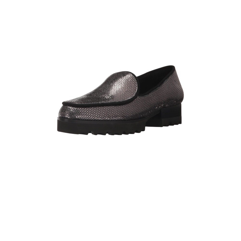 Donald‎ Pliner Elen Womens Designer Laser Cut Lug Sole Platform Loafers 7.5M EUC